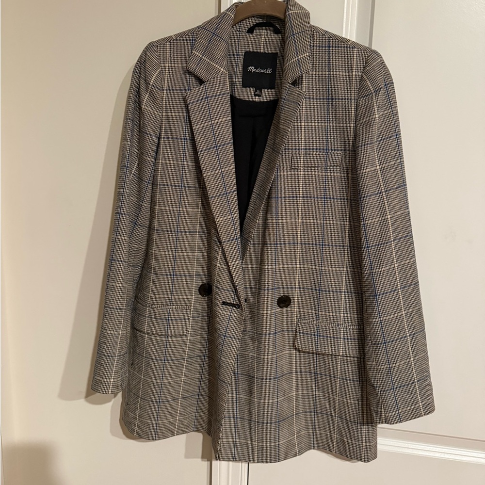 Madewell Women’s Plaid Blazer